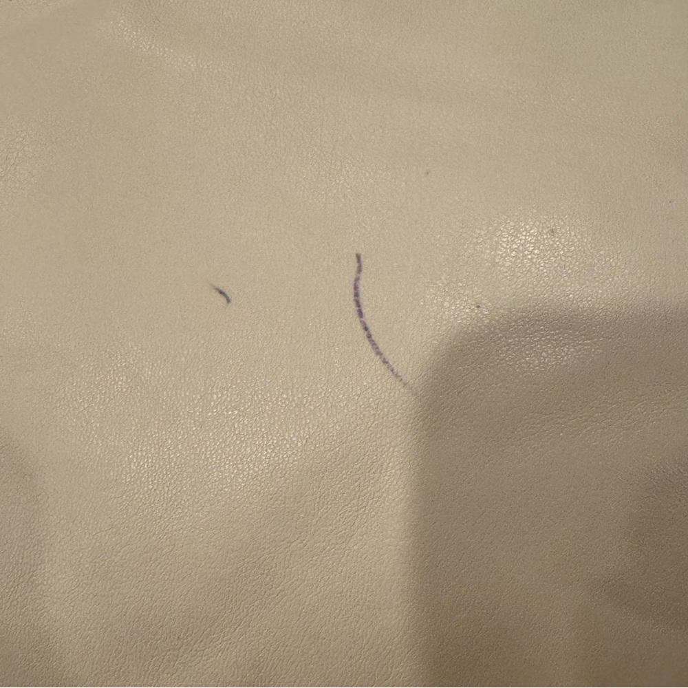 MOTHER The Drop Pillow Talk Puffer Jacket vegan leather white ecru size large - Picture 11 of 16